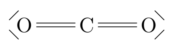 Structure de Lewis du CO2